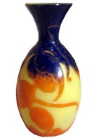 French Art Deco Charles Schneider Le Verre Francais Cabinet Vase