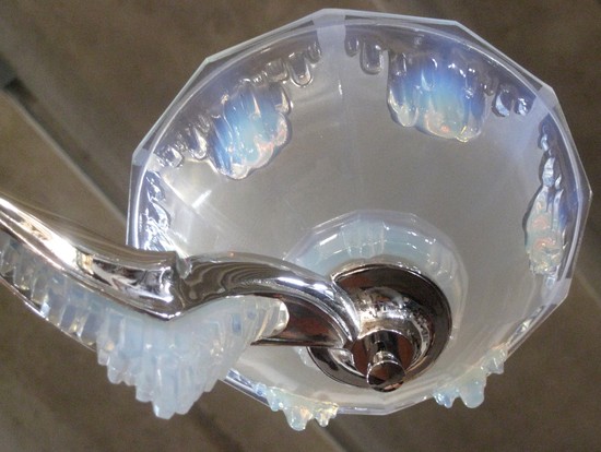 Pair Atelier Petitot French Art Deco Chandeliers