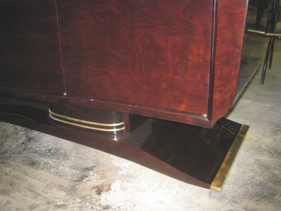 Mercier Freres French Art Deco Cuban Mahogany Sideboard - THE MERMAID