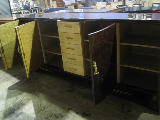 Mercier Freres French Art Deco Cuban Mahogany Sideboard - THE MERMAID