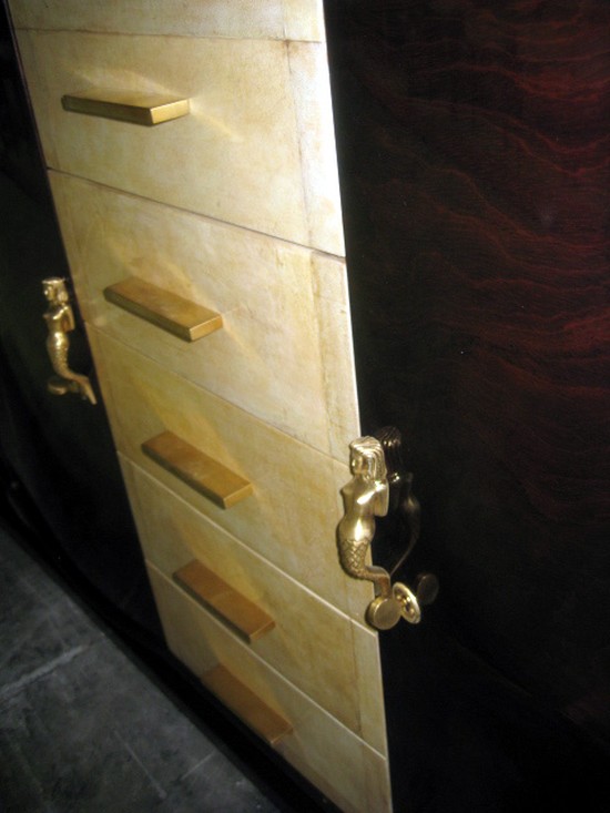 Mercier Freres French Art Deco Cuban Mahogany Sideboard - THE MERMAID