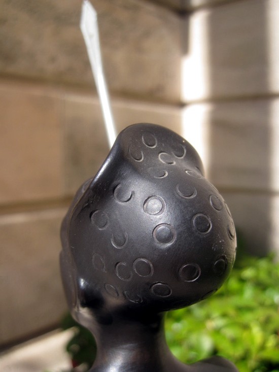 Austrian Art Deco Ceramic Female Warrior Figure