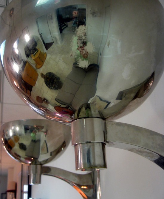 Pair French Art Deco Wall Sconces by Maison Desny