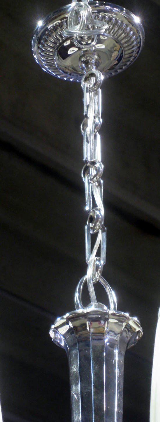 French Art Deco Ruhlmann Style Chandelier