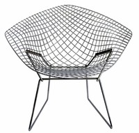 Pair of Harry Bertoia DIAMOND Lounge Chairs
