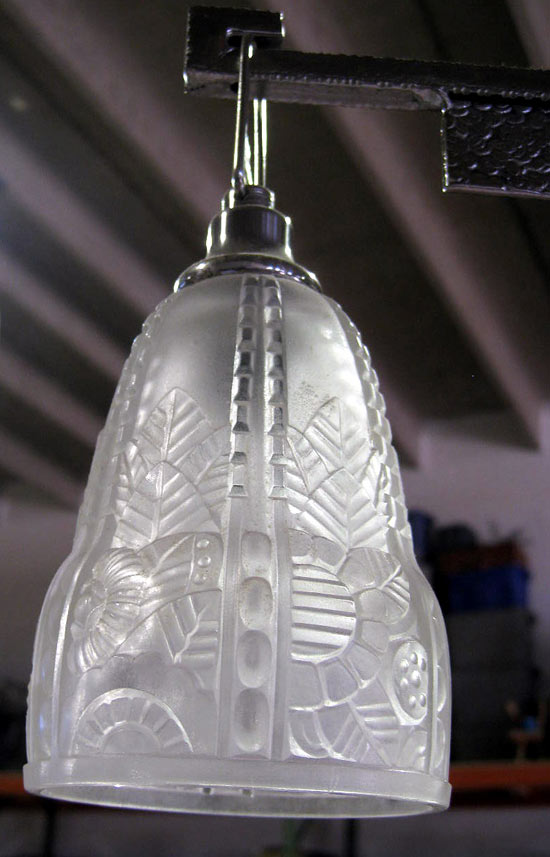 Art Deco Twist Chandelier