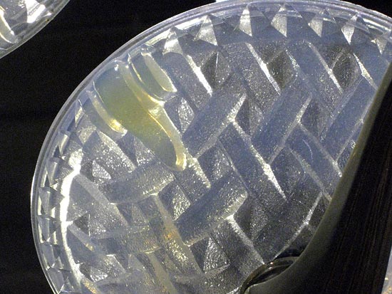 Six Arm Opalescent Shade Chandelier