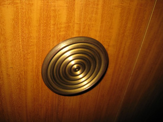 American Art Deco Blond Mahogany Dresser and Mirror