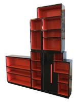 American Art Deco Skyscraper Bookcase by Modernage, New York