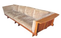 GEORGE NAKASHIMA Mid-Century Modern Design ORIGINS LINE Long Sofa in Two Sections