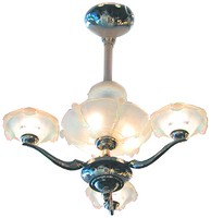 Opalescent Chandelier