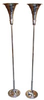 American Art Deco Torchieres