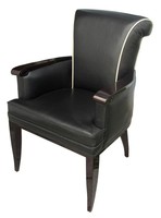 Pair of French Art Deco Armchairs by Jean Pascaud