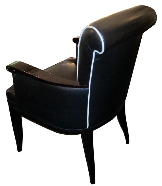 Pair of French Art Deco Armchairs by Jean Pascaud