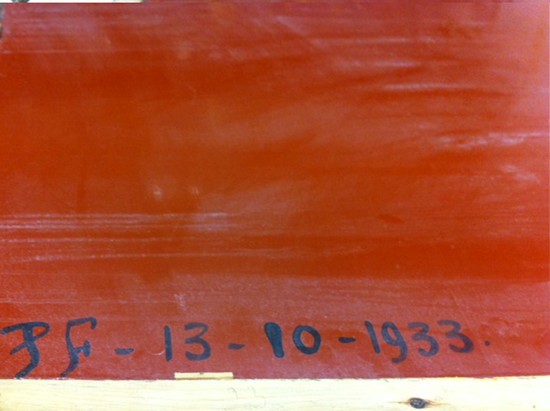 Paul Follot French Art Deco Gold Leaf Pier Mirror Geometric Roses Design