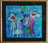 Carborundum Print by Matta “L’Oeuf de Verbe”