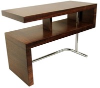 Gilbert Rohde American Art Deco East India Laurel Sofa Side Table