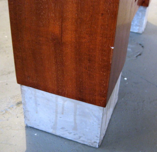 FRENCH ART DECO ROSEWOOD AND ALUMINUM DESK