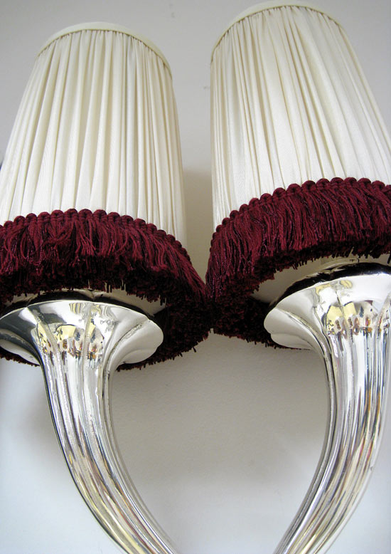 Two French Art Deco Sconces in the style of Ruhlmann