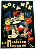 French  Art Deco “Le Magicien  Moderne” Poster by George Condé