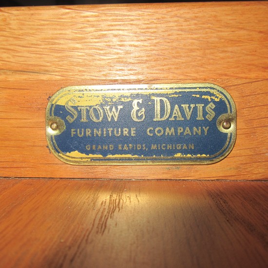 American Art Deco Stow & Davis Executive Desk