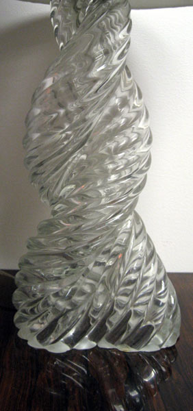 Italian Art Deco Table Lamp by Paolo Venini for Venini