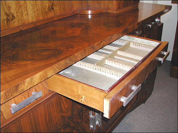 Walnut Aluminum Buffet