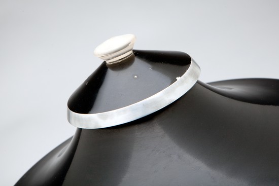 Walter Von Nessen Black & Chrome Table Lamp