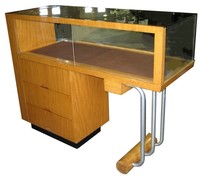 American Art Deco Display Case by The Weber Showcase & Fixture Company
