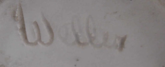 Weller American Art Deco White Ceramic Vase