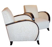 Black & White Armchairs