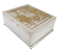 WMF German Art Deco Silver Plated Box.