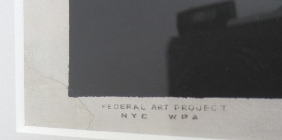 WPA Color Lithograph by Francis Shields